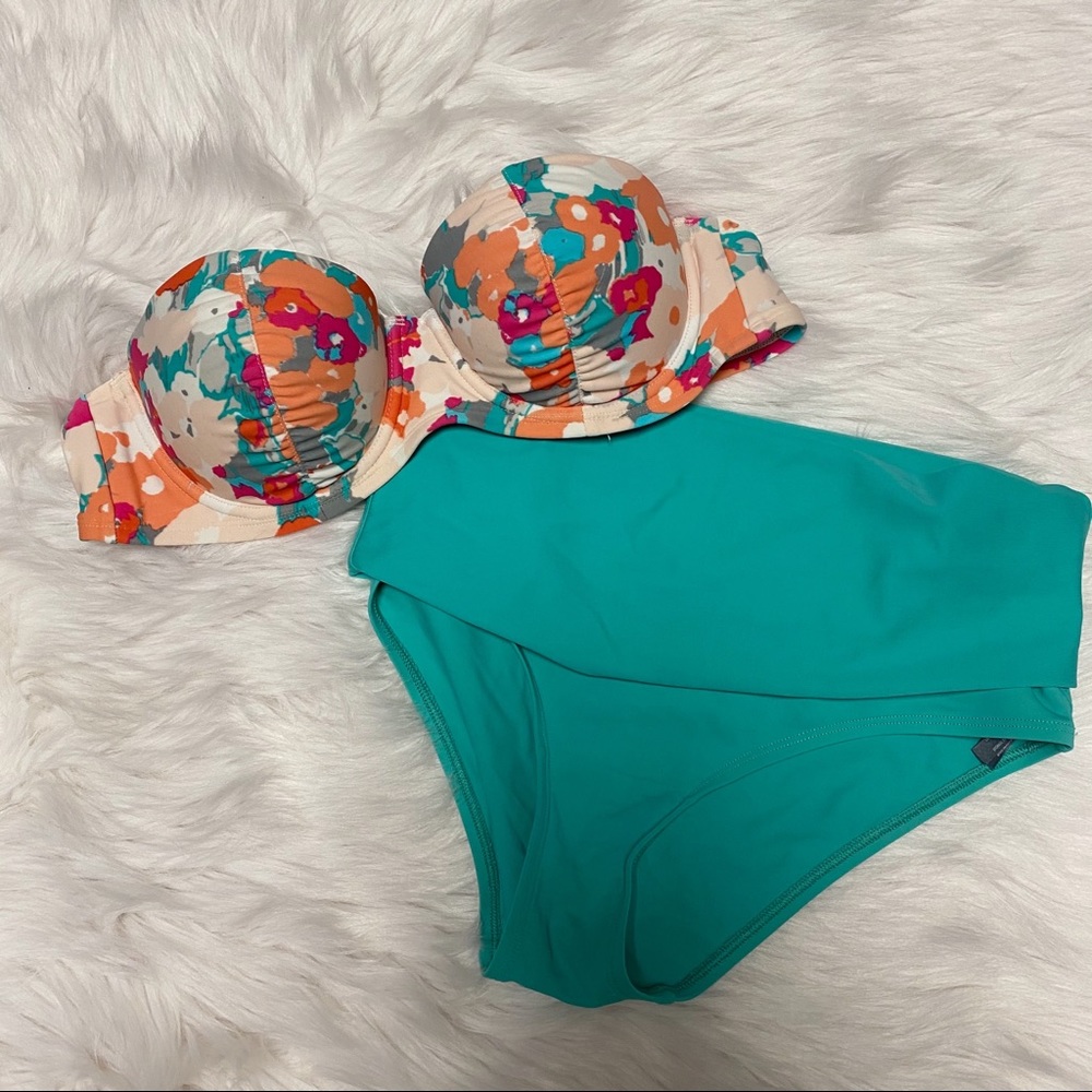Aerie High Rise Bikini 34b medium